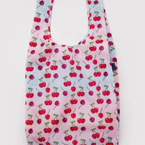 BAGGU - BIG BAGGU Große Einkaufstasche • Cherries - ROSA ECK