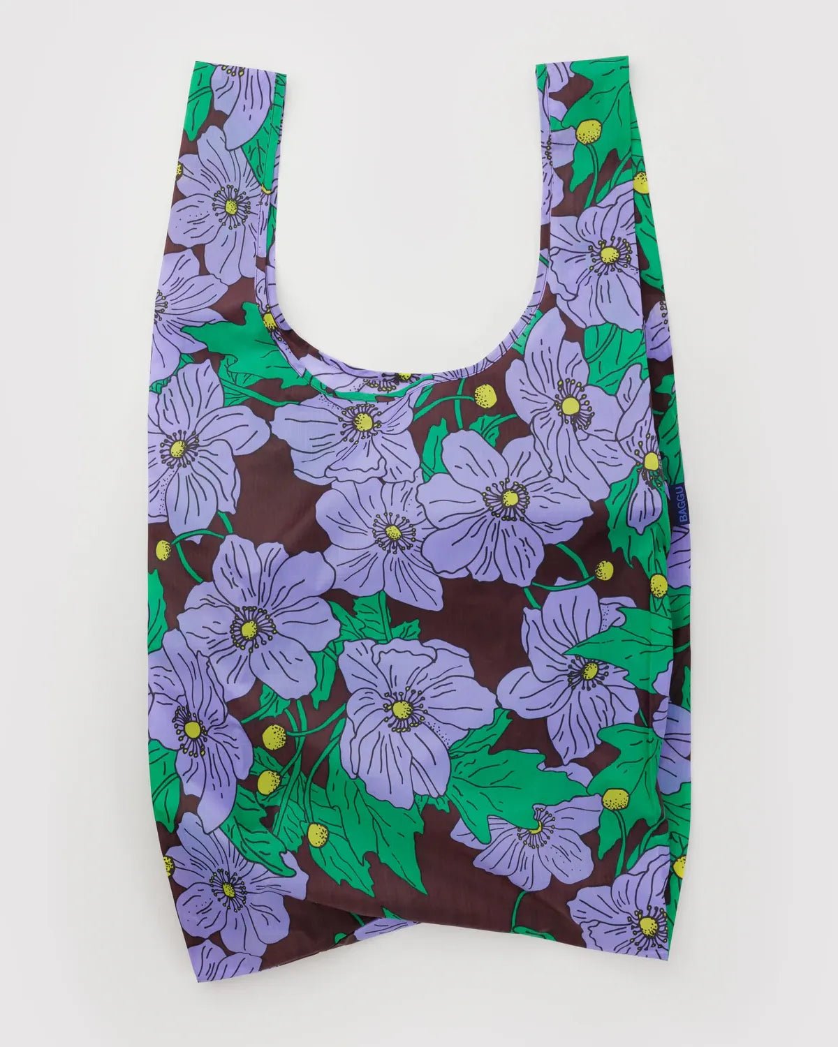 BAGGU - BIG BAGGU Große Einkaufstasche • Maroon Poppy - Tasche - ROSA ECK