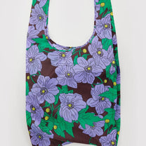BAGGU - BIG BAGGU Große Einkaufstasche • Maroon Poppy - Tasche - ROSA ECK