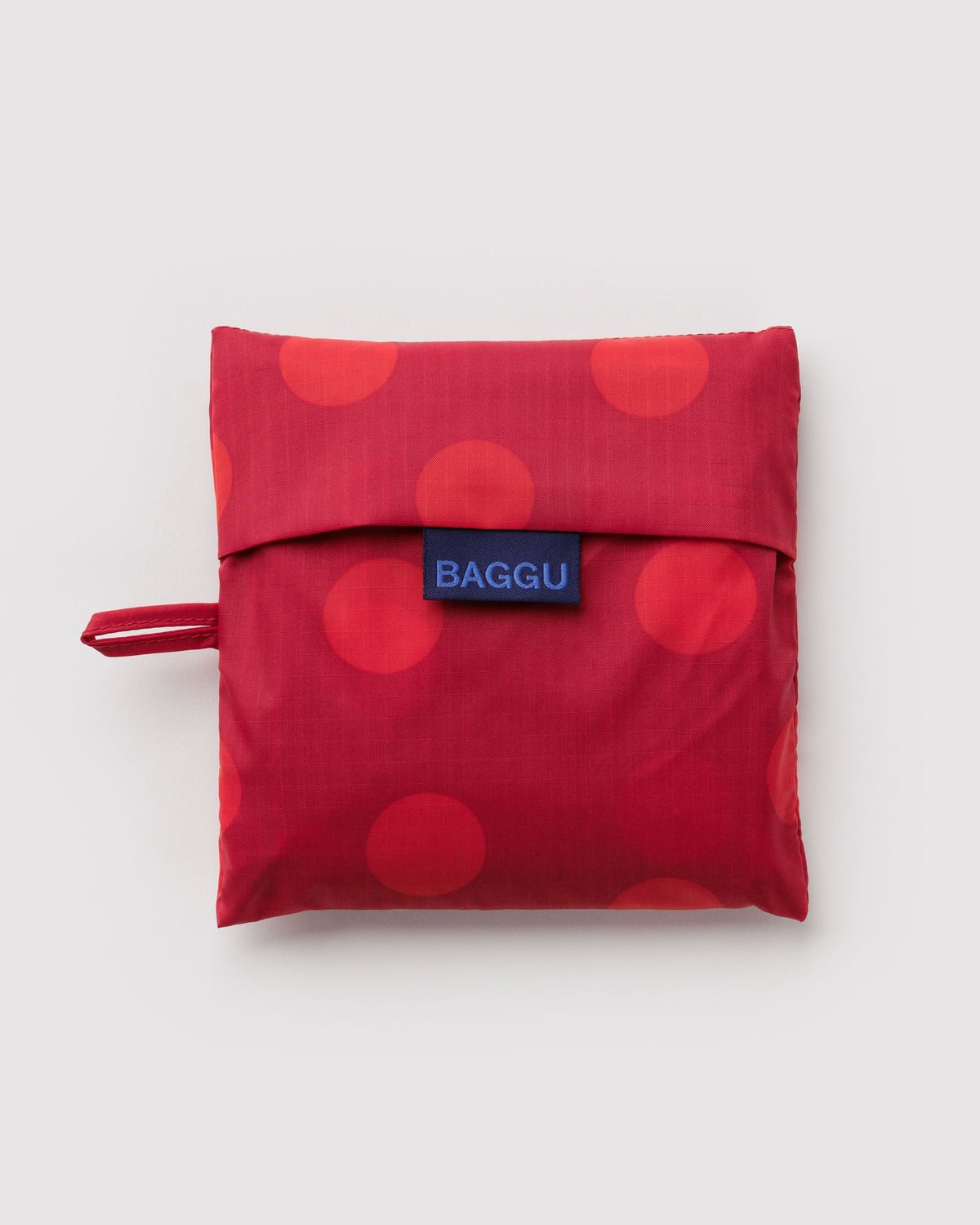 BAGGU - BIG BAGGU Große Einkaufstasche • Red Polka Dot - ROSA ECK