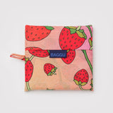 BAGGU - BIG BAGGU Große Einkaufstasche • Strawberry Blossom - ROSA ECK