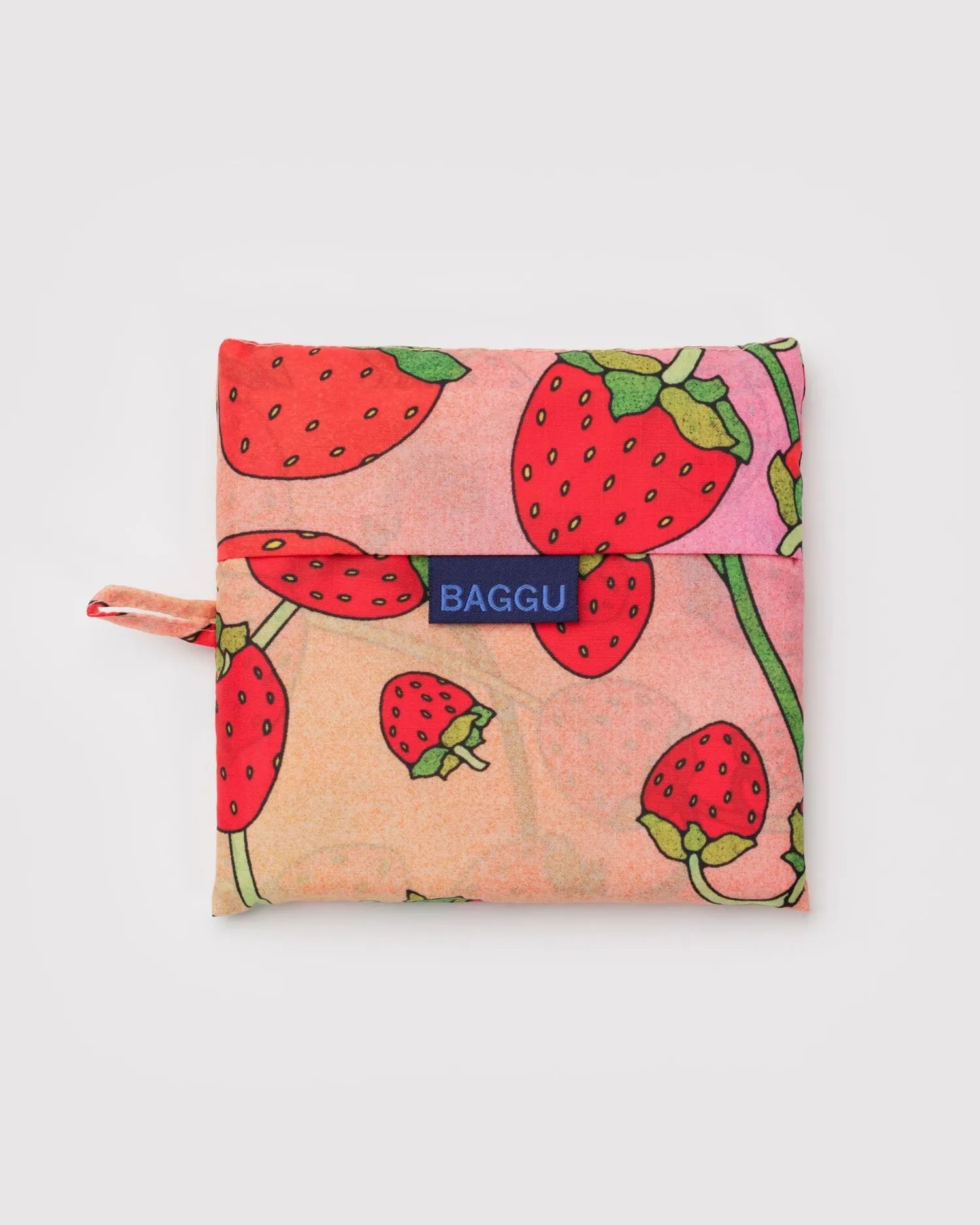 BAGGU - BIG BAGGU Große Einkaufstasche • Strawberry Blossom - ROSA ECK