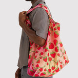 BAGGU - BIG BAGGU Große Einkaufstasche • Strawberry Blossom - ROSA ECK