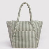 BAGGU - Cloud Bag Reisetasche • Sage Stripe - ROSA ECK