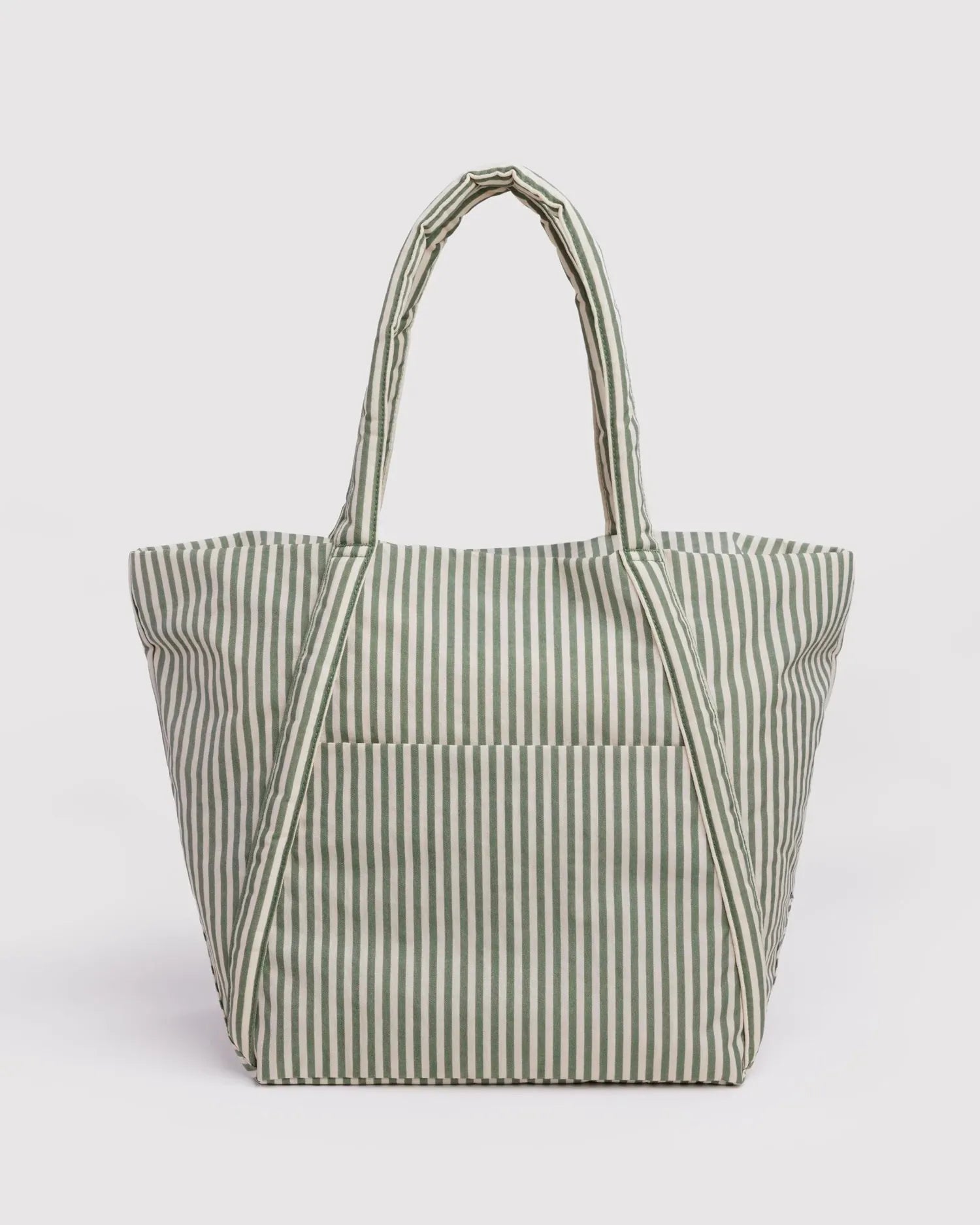 BAGGU - Cloud Bag Reisetasche • Sage Stripe - ROSA ECK