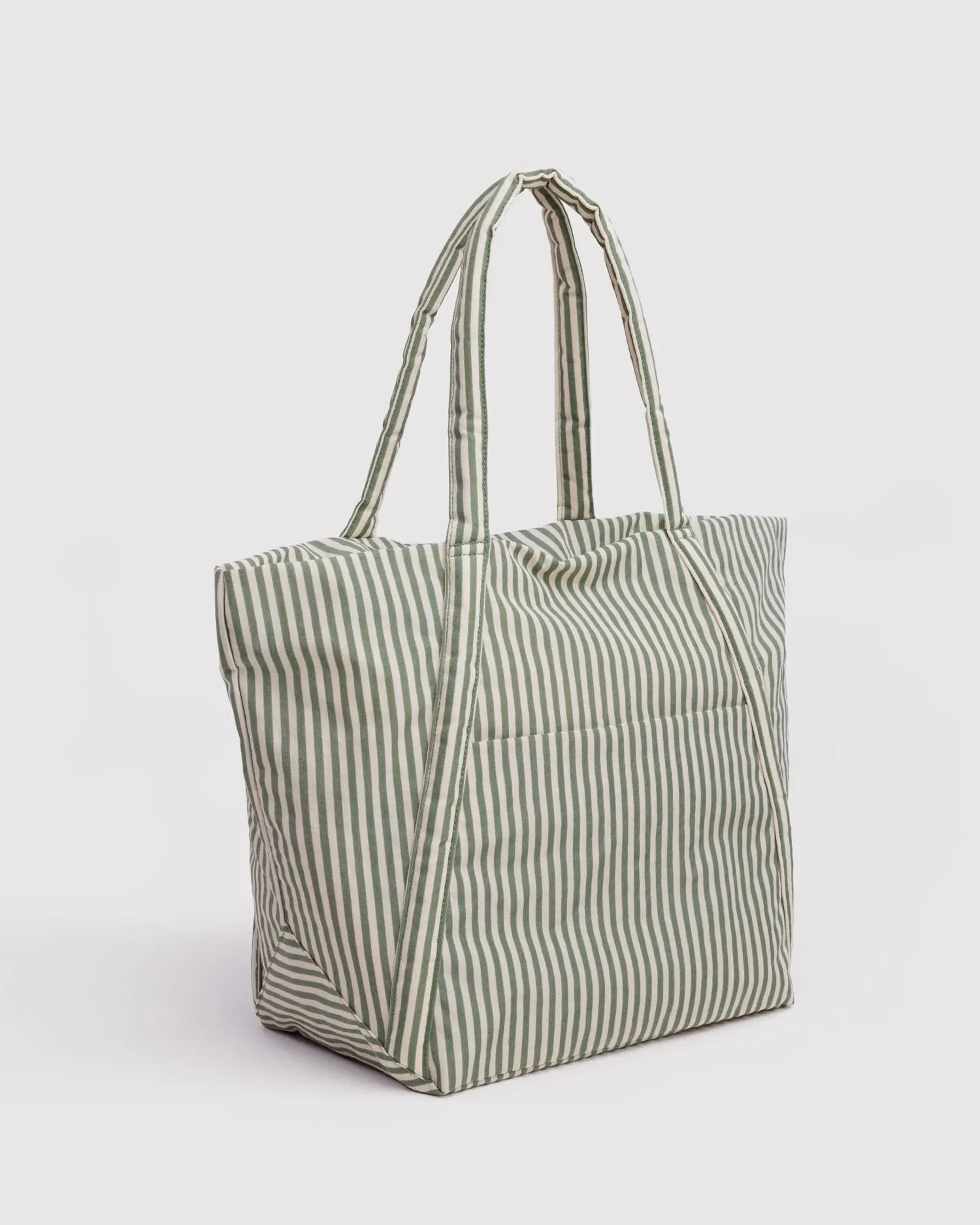 BAGGU - Cloud Bag Reisetasche • Sage Stripe - ROSA ECK