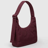 BAGGU - MINI NYLON SHOULDER BAG Schultertasche • Mahogany - Schultertasche - ROSA ECK