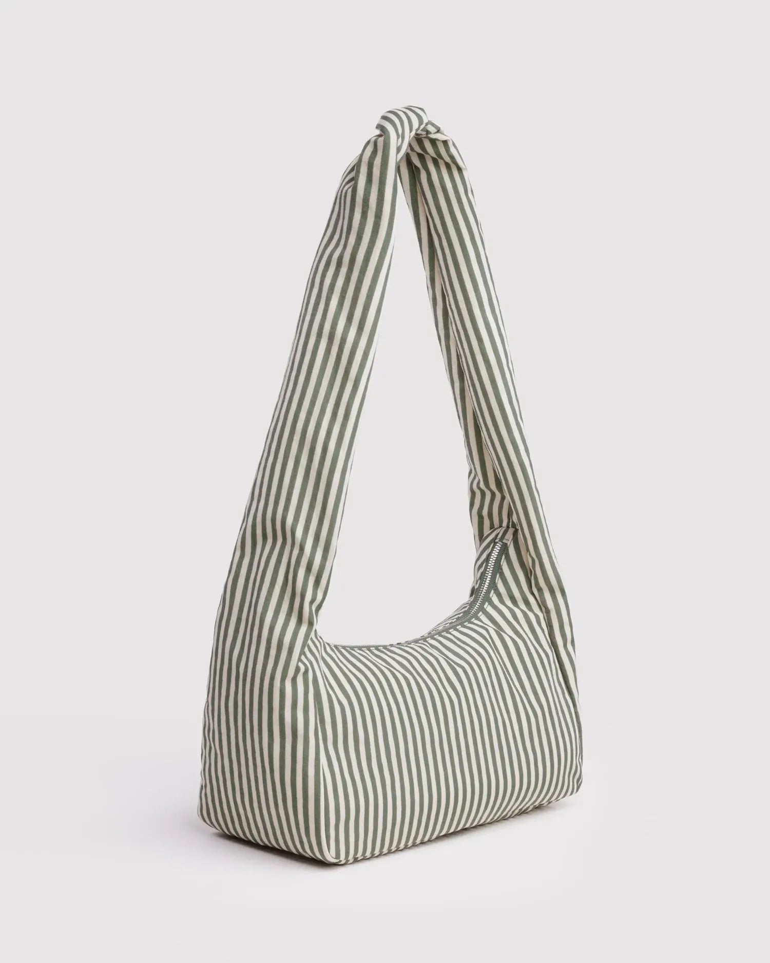 BAGGU - Nylon Meringue Bag Umhängetasche • Sage Stripe - ROSA ECK