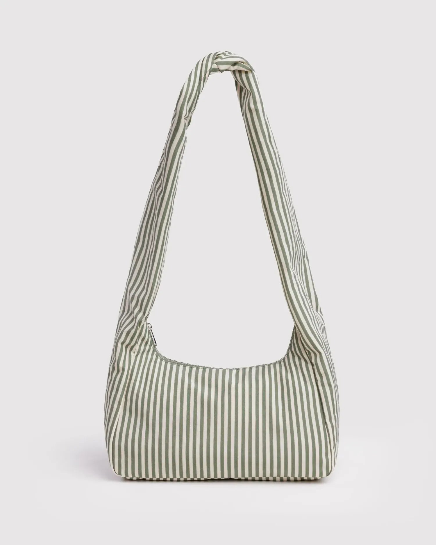 BAGGU - Nylon Meringue Bag Umhängetasche • Sage Stripe - ROSA ECK