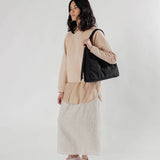 BAGGU - NYLON SHOULDER BAG Schultertasche • Black - Schultertasche - ROSA ECK