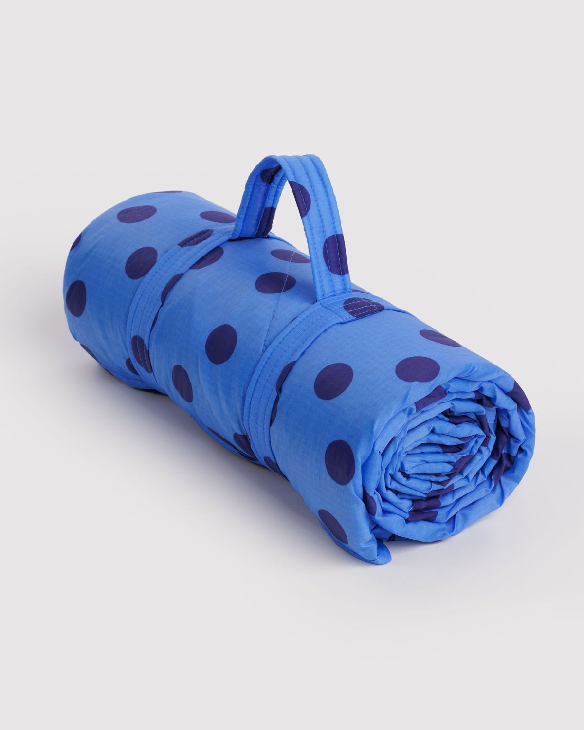 BAGGU - Picknickdecke • Blue Polka Dot - ROSA ECK