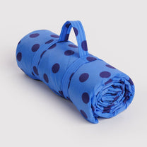 BAGGU - Picknickdecke • Blue Polka Dot - ROSA ECK