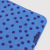 BAGGU - Picknickdecke • Blue Polka Dot - ROSA ECK