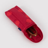 BAGGU - PUFFY Brillenetui • Red Polka Dot - ROSA ECK