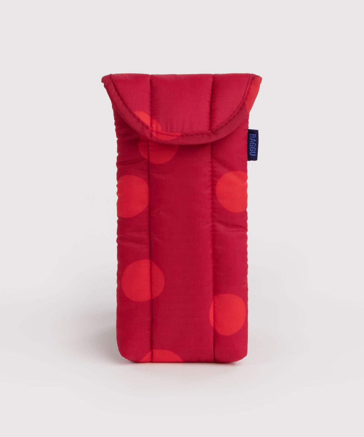 BAGGU - PUFFY Brillenetui • Red Polka Dot - ROSA ECK