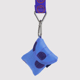 BAGGU - PUFFY Kopfhörer-Etui • Blue Polka Dot - ROSA ECK