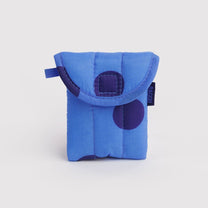 BAGGU - PUFFY Kopfhörer-Etui • Blue Polka Dot - ROSA ECK