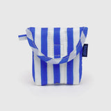 BAGGU - PUFFY Kopfhörer - Etui • Blue Painted Stripe - Kopfhörer - Etui - ROSA ECK