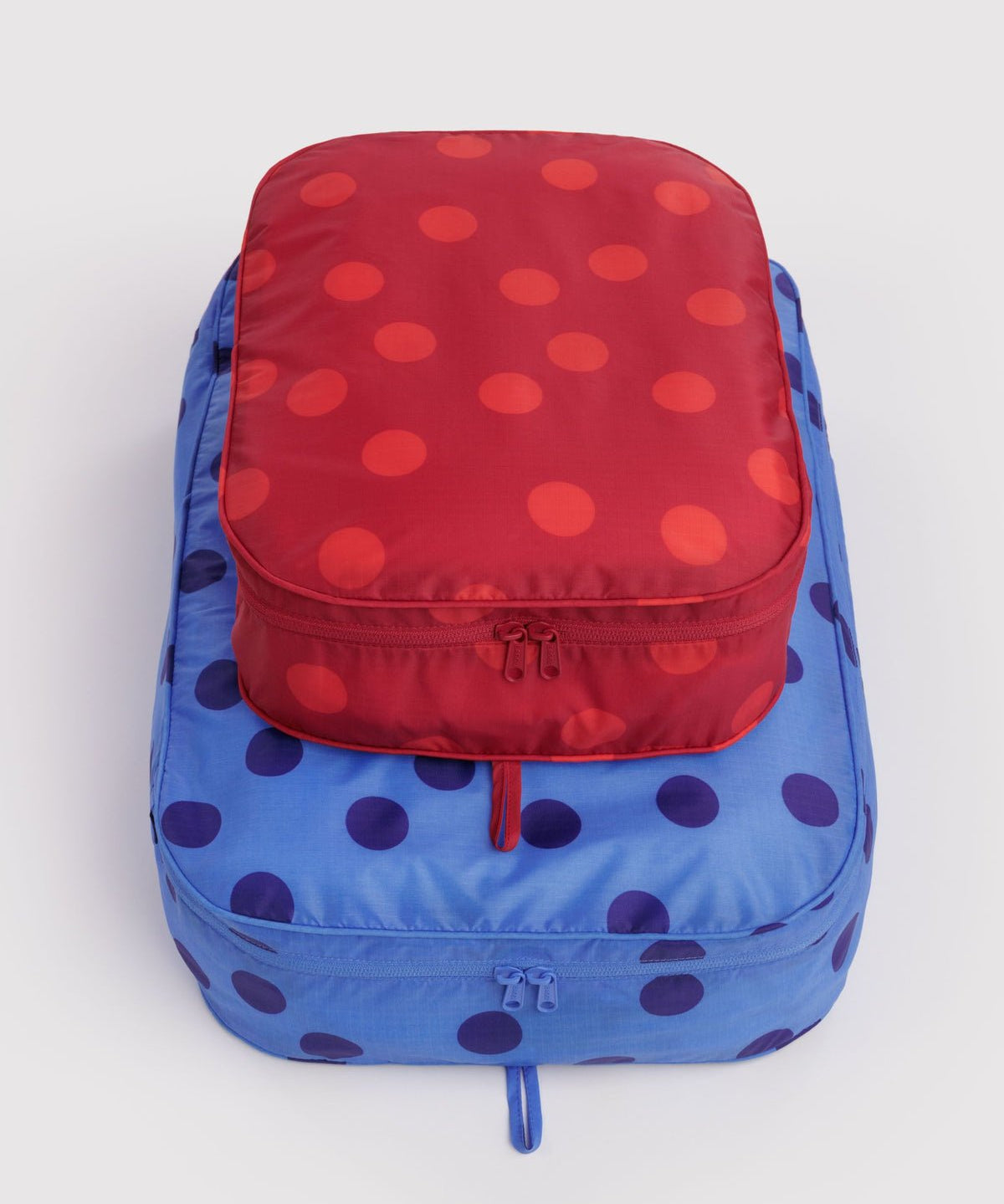 BAGGU - Reisetaschen-Organizer (2er-Set) • Polka Dot Mix - ROSA ECK