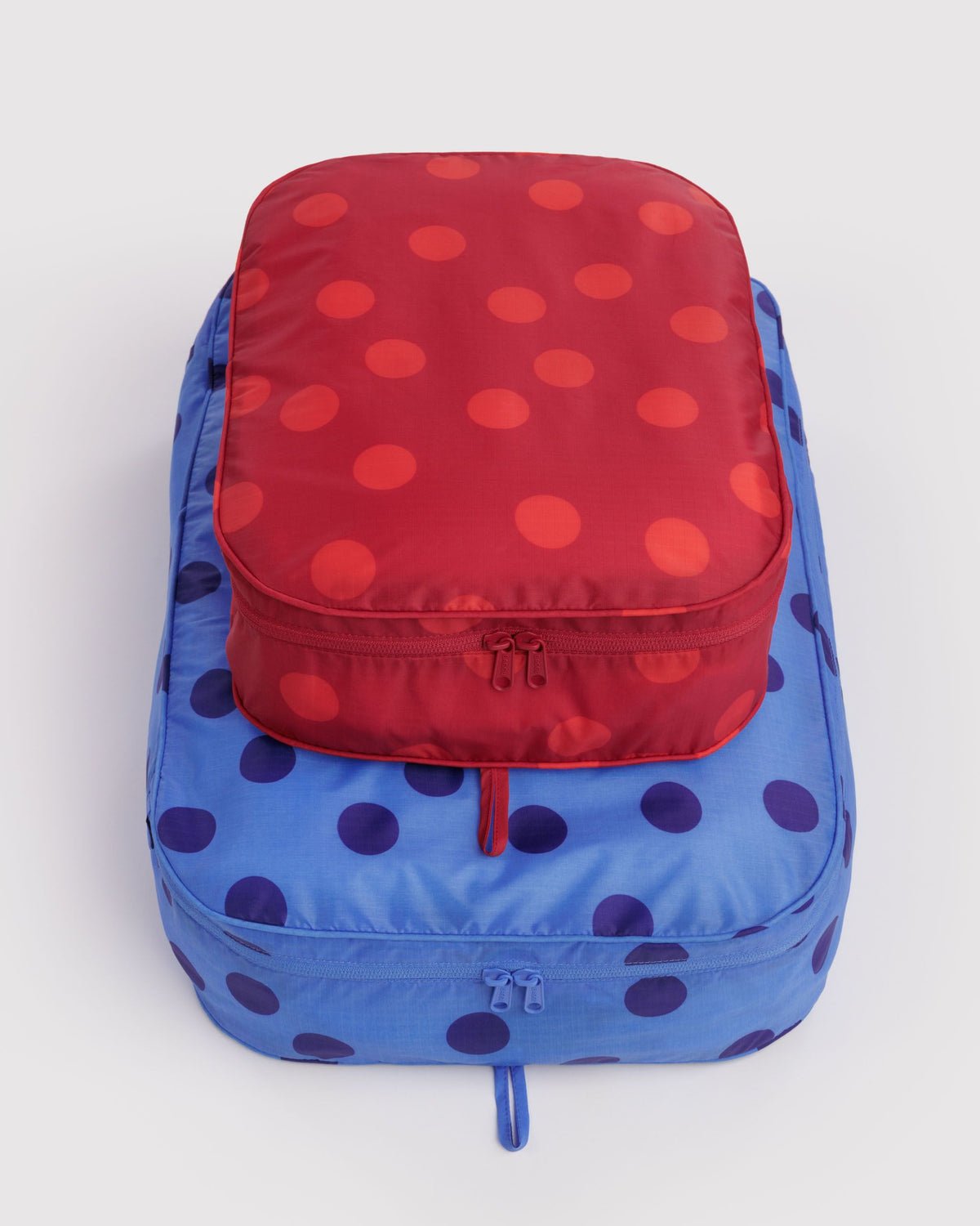 BAGGU - Reisetaschen-Organizer (2er-Set) • Polka Dot Mix - ROSA ECK