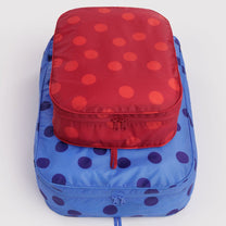 BAGGU - Reisetaschen-Organizer (2er-Set) • Polka Dot Mix - ROSA ECK