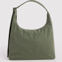BAGGU - Schultertasche aus Nylon • Caper - ROSA ECK