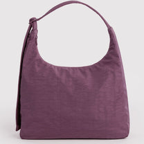 BAGGU - Schultertasche aus Nylon • Wild Plum - ROSA ECK