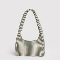 BAGGU - Small Nylon Meringue Bag Schultertasche • Sage Stripe - ROSA ECK