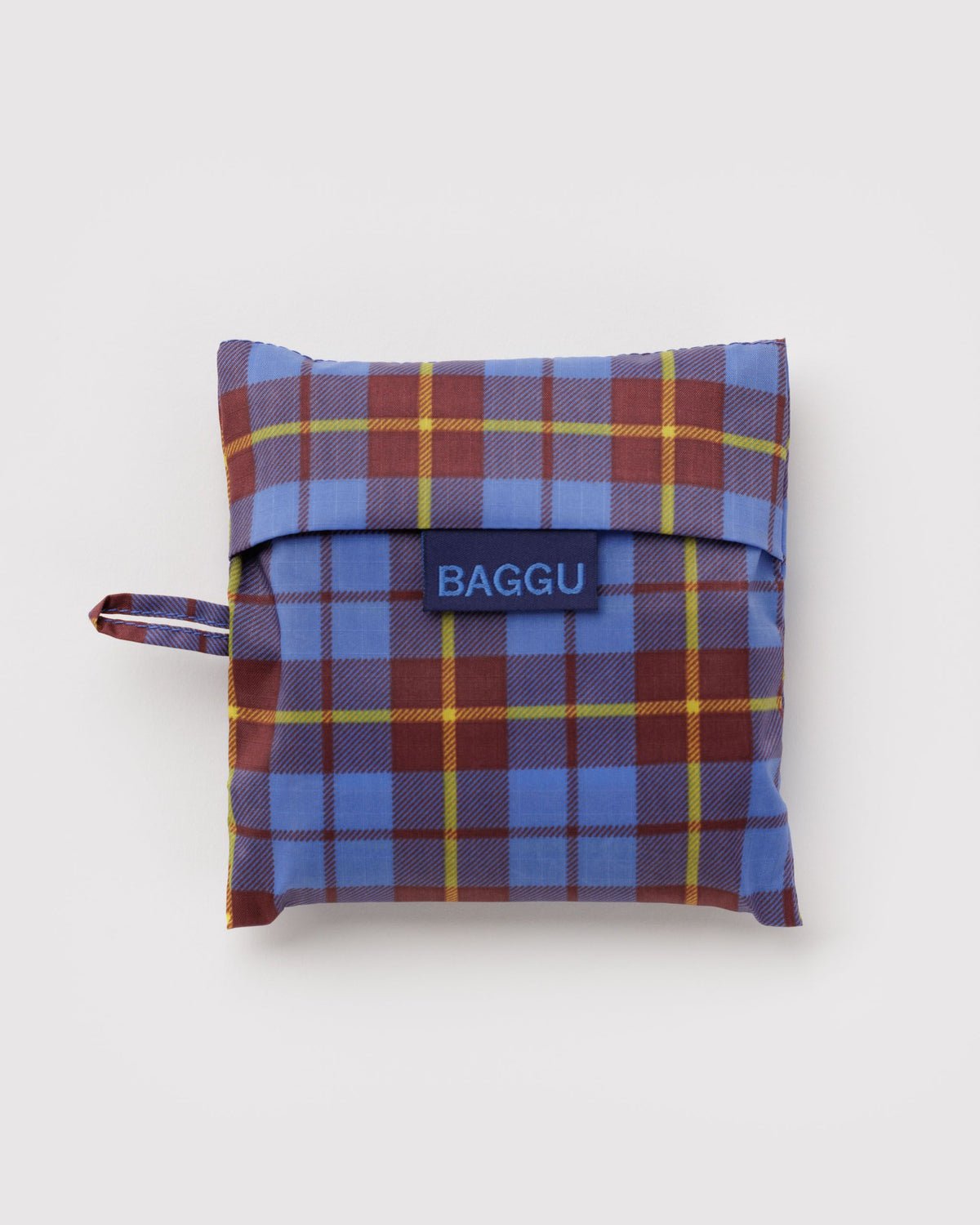 BAGGU - STANDARD BAGGU Einkaufstasche • Blue Tartan - ROSA ECK