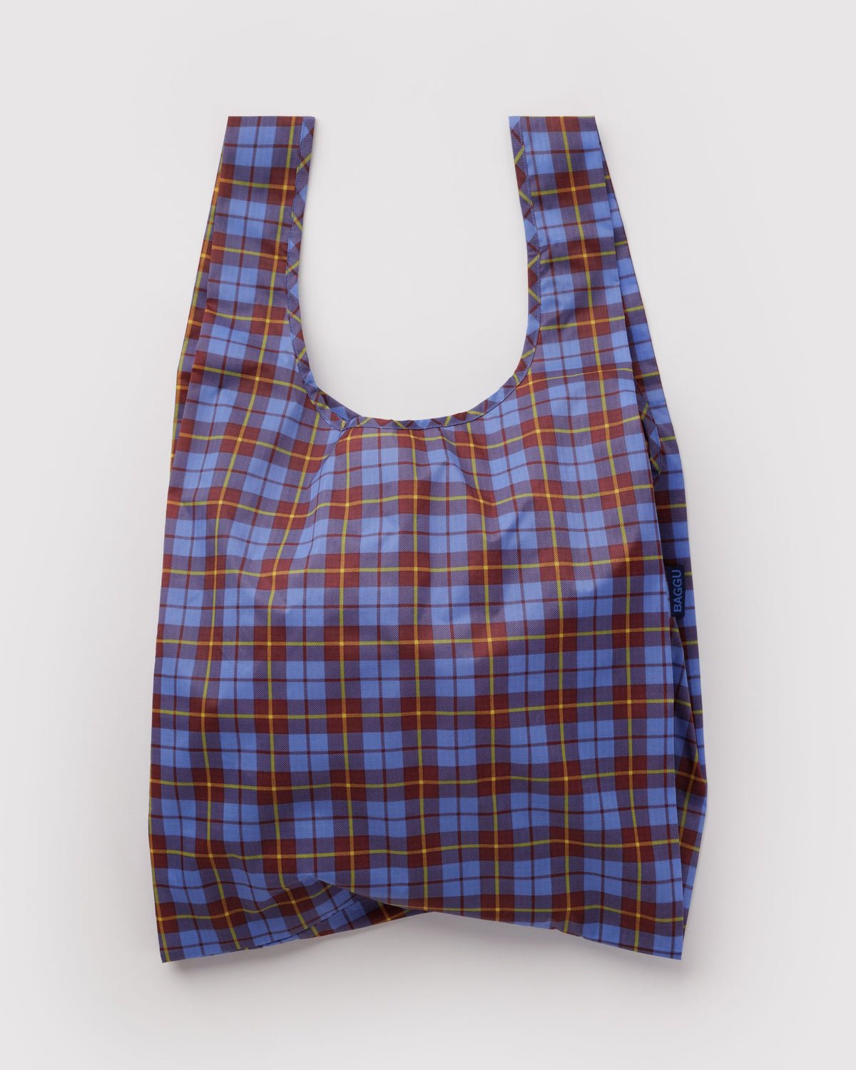 BAGGU - STANDARD BAGGU Einkaufstasche • Blue Tartan - ROSA ECK