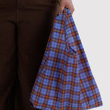 BAGGU - STANDARD BAGGU Einkaufstasche • Blue Tartan - ROSA ECK