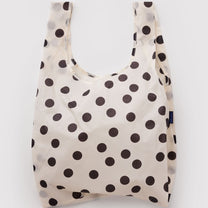 BAGGU - STANDARD BAGGU Einkaufstasche • Cream and Black Polka Dot - ROSA ECK