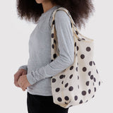 BAGGU - STANDARD BAGGU Einkaufstasche • Cream and Black Polka Dot - ROSA ECK