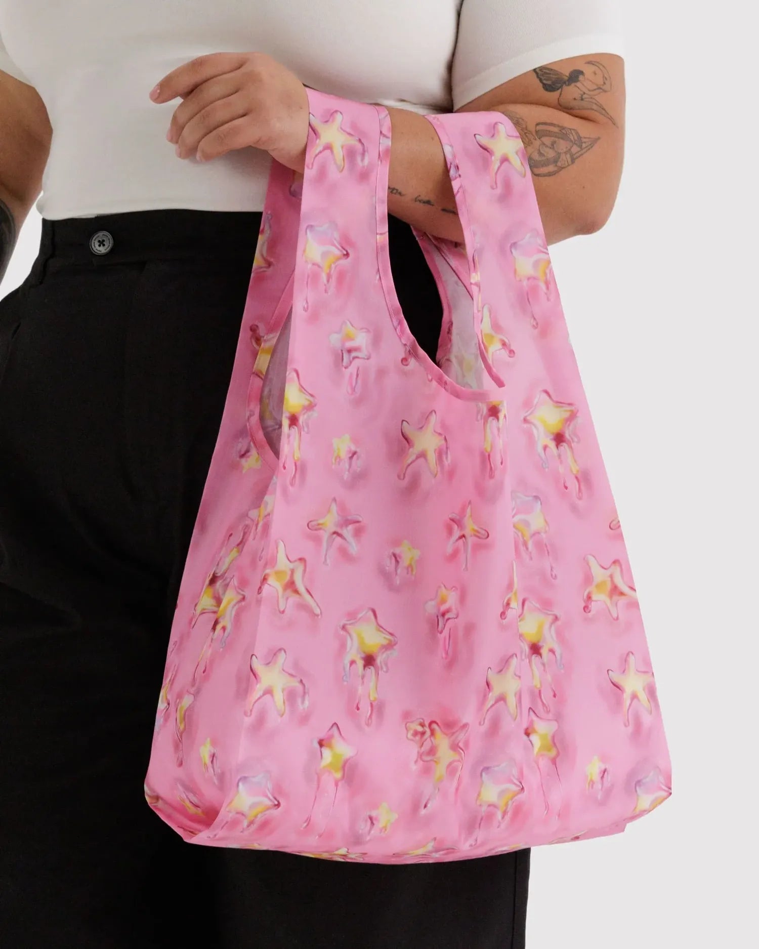 BAGGU - STANDARD BAGGU Einkaufstasche • Dancing Star - ROSA ECK