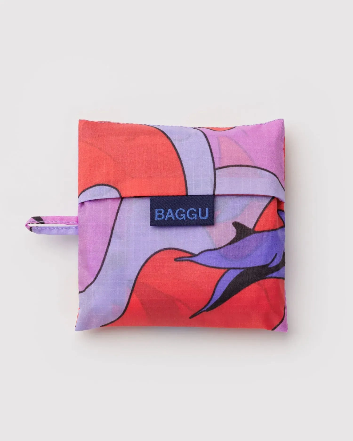 BAGGU - STANDARD BAGGU Einkaufstasche • Dolphins - ROSA ECK