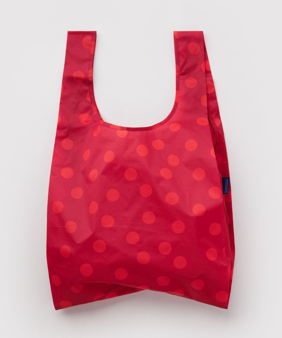BAGGU - STANDARD BAGGU Einkaufstasche • Red Polka Dot - ROSA ECK