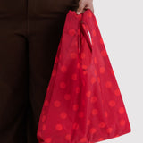 BAGGU - STANDARD BAGGU Einkaufstasche • Red Polka Dot - ROSA ECK