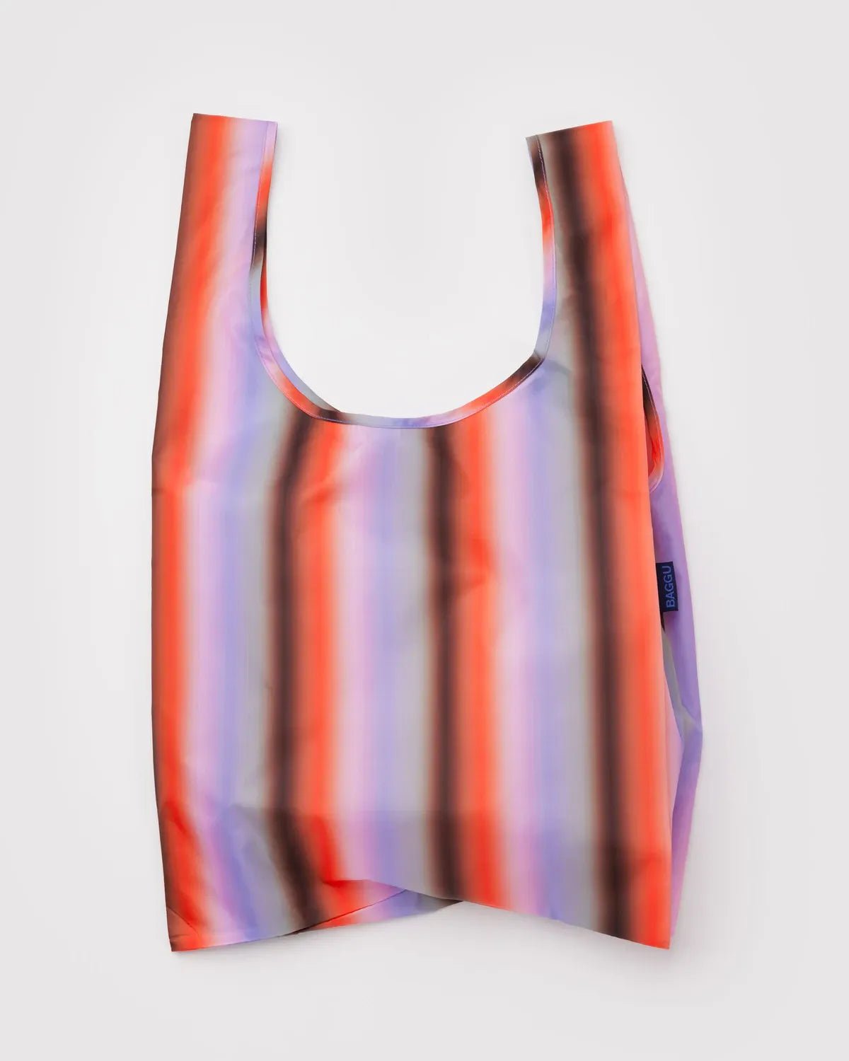BAGGU - STANDARD BAGGU Tasche • Gradient Stripe Poppy & Lilac - ROSA ECK