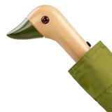 Regenschirm mit Entenkopf • Olive
