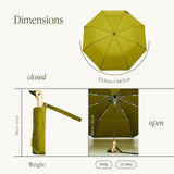 Regenschirm mit Entenkopf • Olive