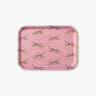 BLU KAT - LEOPARD Serviertablett (27 x 20 cm) | Leo Rosa - ROSA ECK - Rosa, ,