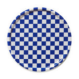 BLU KAT - SEA SALT CHECKER Rundes Serviertablett (⌀ 38 cm) - Serviertablett - ROSA ECK Concept Store