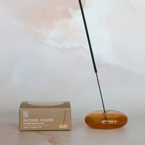 BOTANICA - BUBBLE Räucherstäbchenhalter • Amber - ROSA ECK