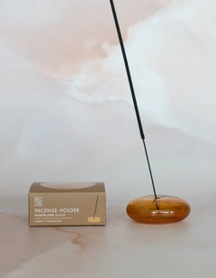 BOTANICA - BUBBLE Räucherstäbchenhalter • Amber - ROSA ECK