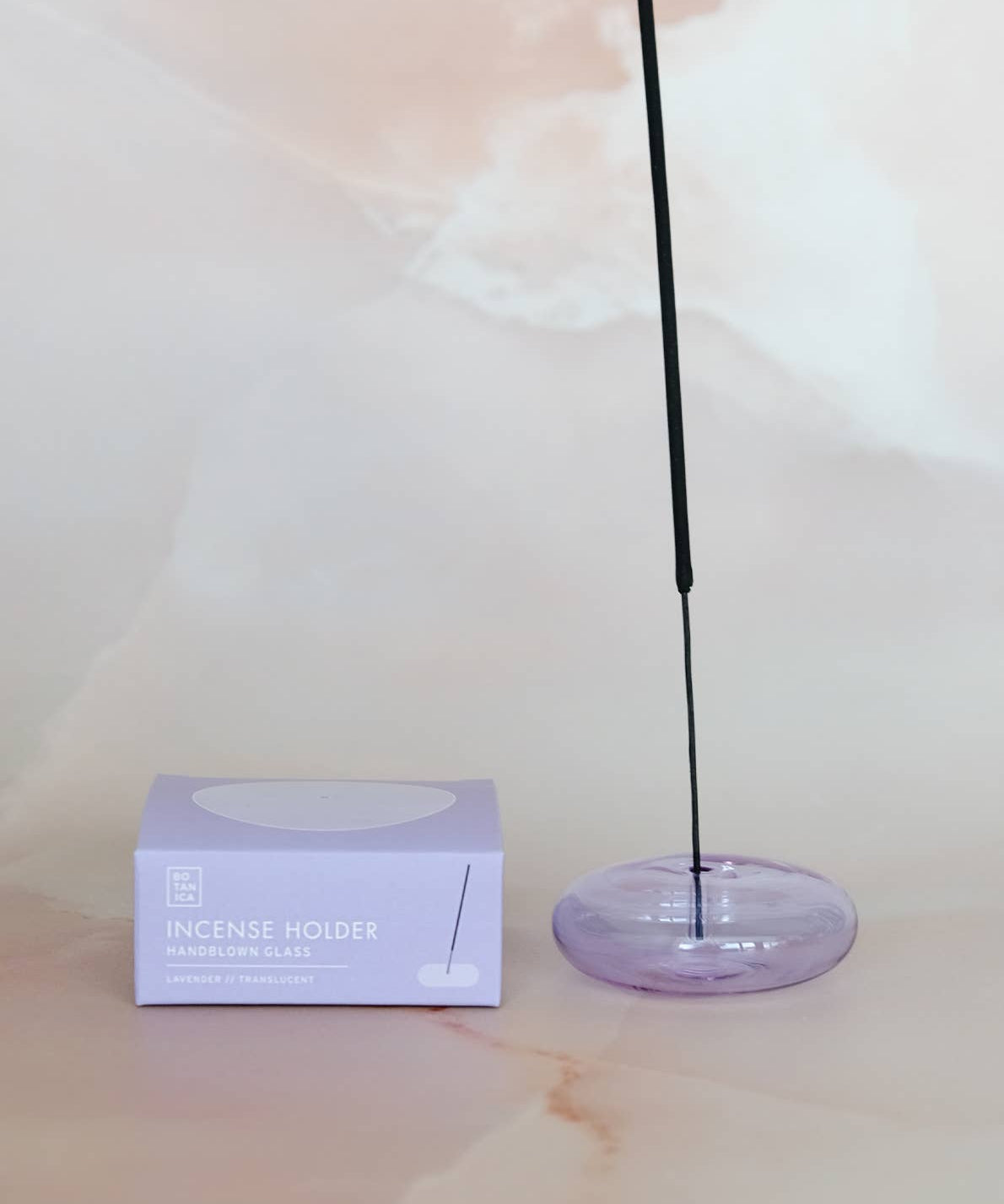 BOTANICA - BUBBLE Räucherstäbchenhalter • Lavender - ROSA ECK