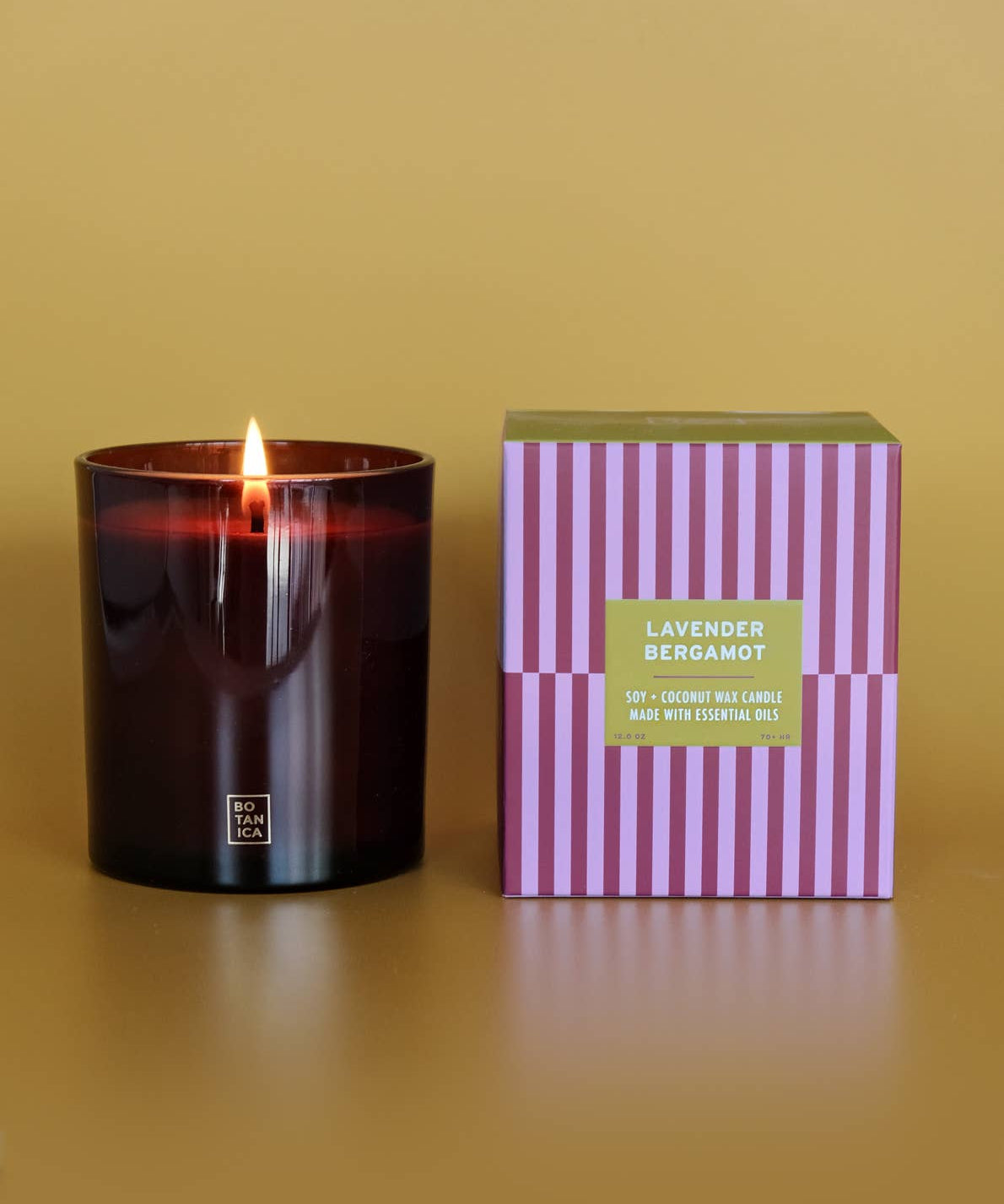 BOTANICA - ESSENTIALS Duftkerze • Lavender + Bergamot - ROSA ECK