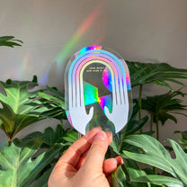 Botanopia - Suncatcher Fenster - Sticker • Slow down and soak it up - ROSA ECK