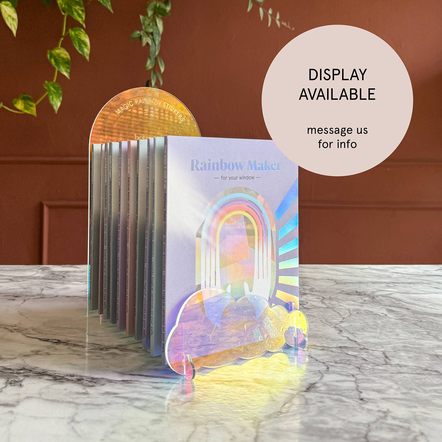 Botanopia - Suncatcher Fenster-Sticker • You are the sunshine - ROSA ECK