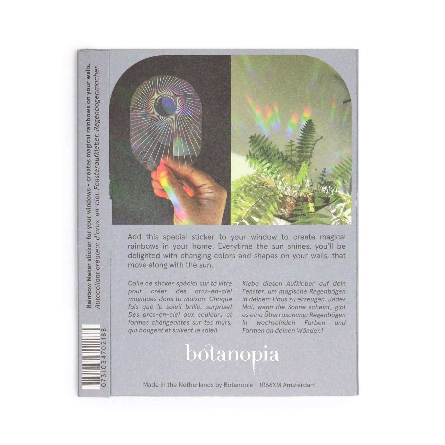 Botanopia - Suncatcher Fenster-Sticker • You are the sunshine - ROSA ECK