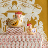 Bungalow - Dekofigur Huhn (2er - Set) • Lilac - ROSA ECK